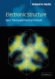 Electronic Structure: Basic Theory and Practical Methods book cover